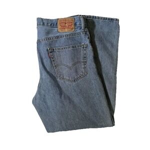 Levis 550‎ Relaxed Fit Mens Stonewash Blue 36x30 Classic Rocker Normcore Preppy